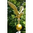 12" Gold Bronze Eagle 